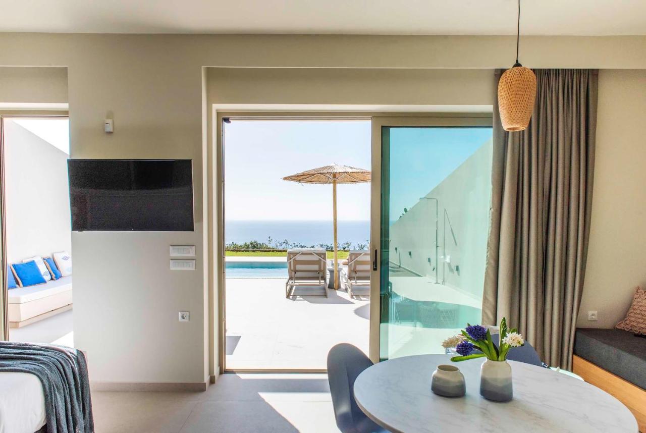 Cielo E Mare Villas I "Free" Heated Pools & Seaview Falasarna Bagian luar foto