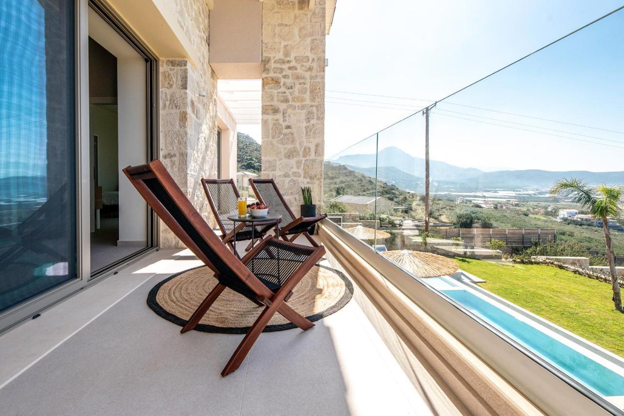 Cielo E Mare Villas I "Free" Heated Pools & Seaview Falasarna Bagian luar foto
