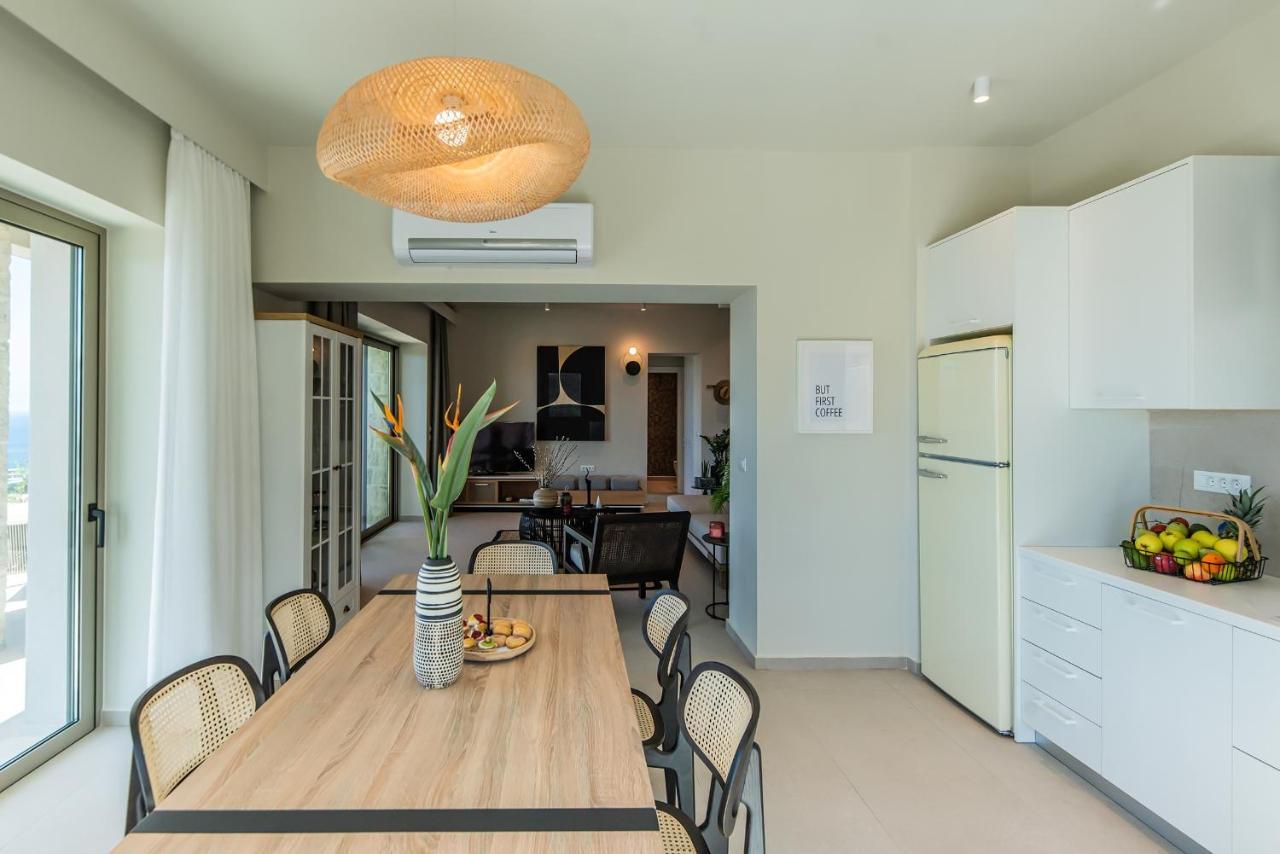 Cielo E Mare Villas I "Free" Heated Pools & Seaview Falasarna Bagian luar foto