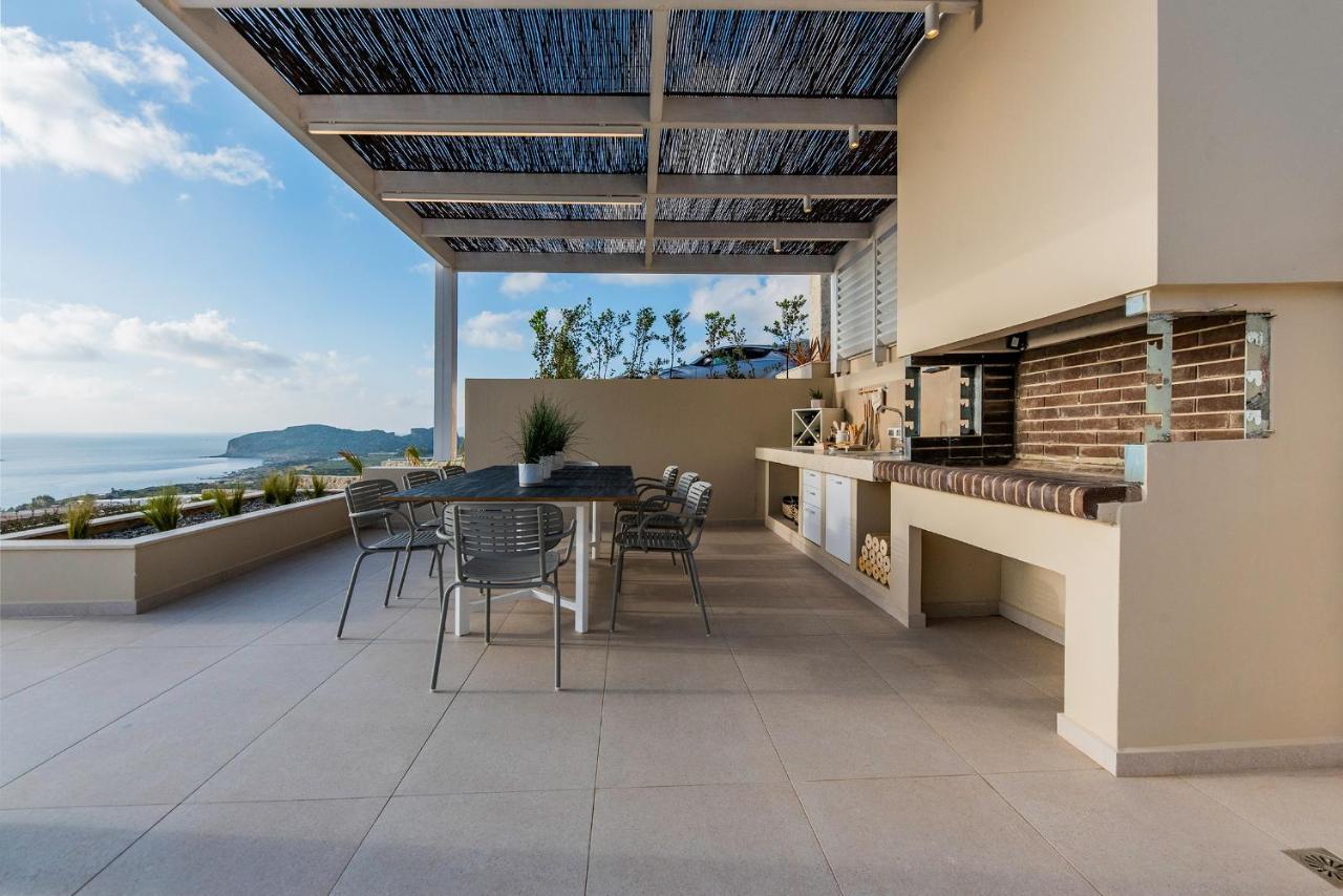 Cielo E Mare Villas I "Free" Heated Pools & Seaview Falasarna Bagian luar foto
