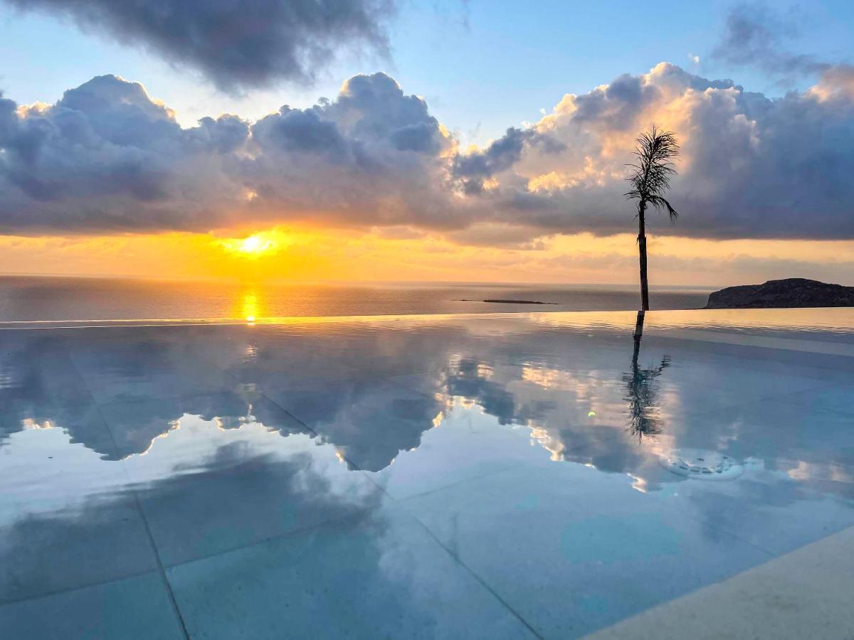 Cielo E Mare Villas I "Free" Heated Pools & Seaview Falasarna Bagian luar foto