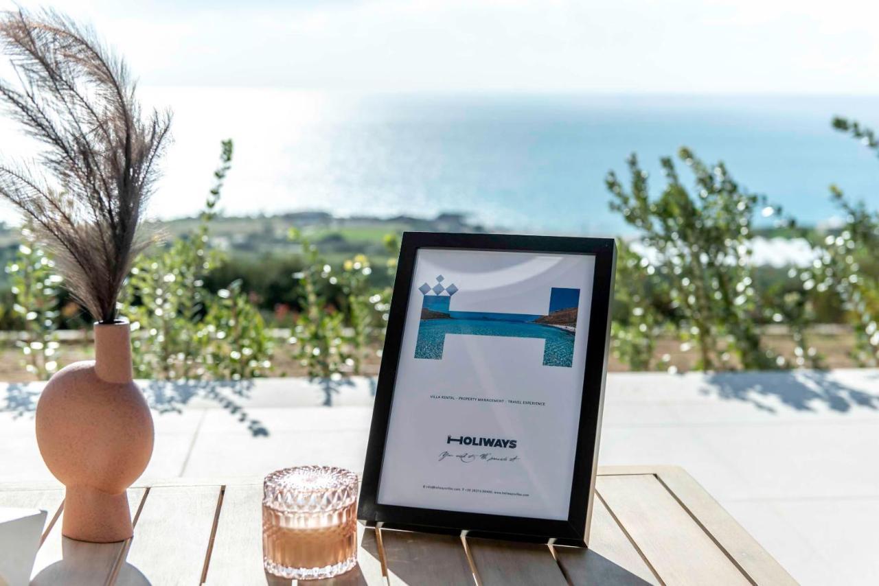 Cielo E Mare Villas I "Free" Heated Pools & Seaview Falasarna Bagian luar foto