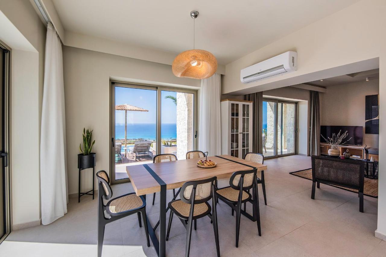 Cielo E Mare Villas I "Free" Heated Pools & Seaview Falasarna Bagian luar foto