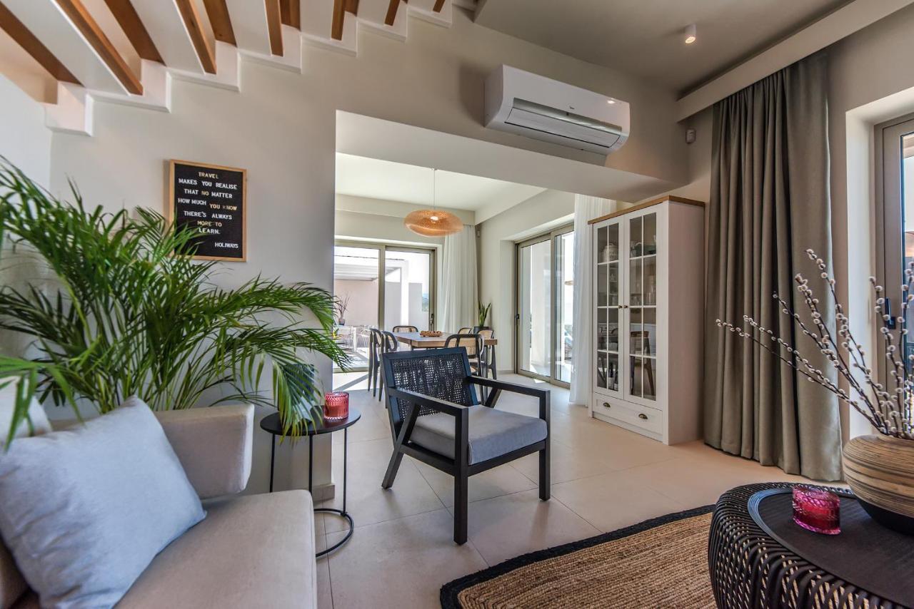 Cielo E Mare Villas I "Free" Heated Pools & Seaview Falasarna Bagian luar foto