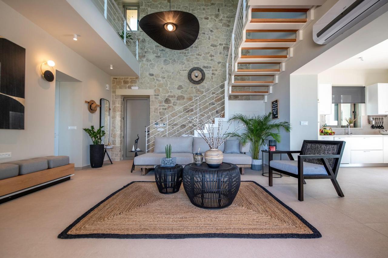 Cielo E Mare Villas I "Free" Heated Pools & Seaview Falasarna Bagian luar foto