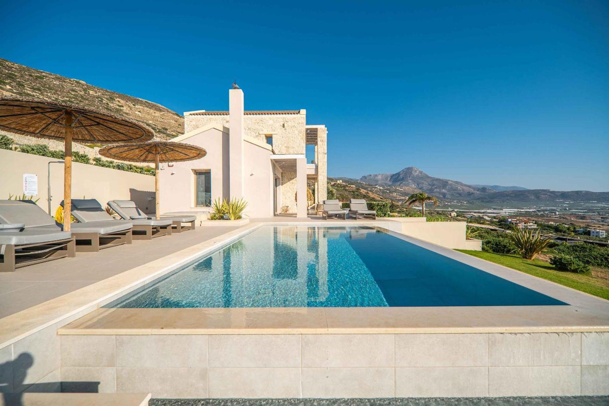 Cielo E Mare Villas I "Free" Heated Pools & Seaview Falasarna Bagian luar foto