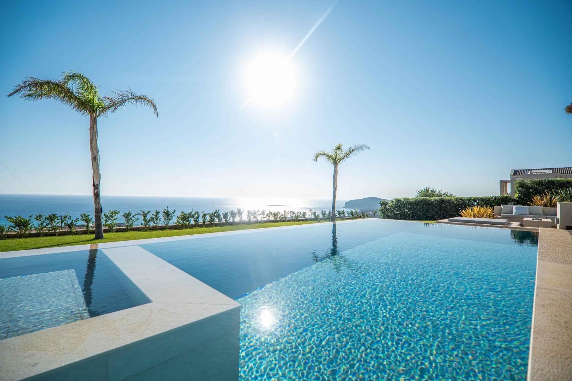 Cielo E Mare Villas I "Free" Heated Pools & Seaview Falasarna Bagian luar foto