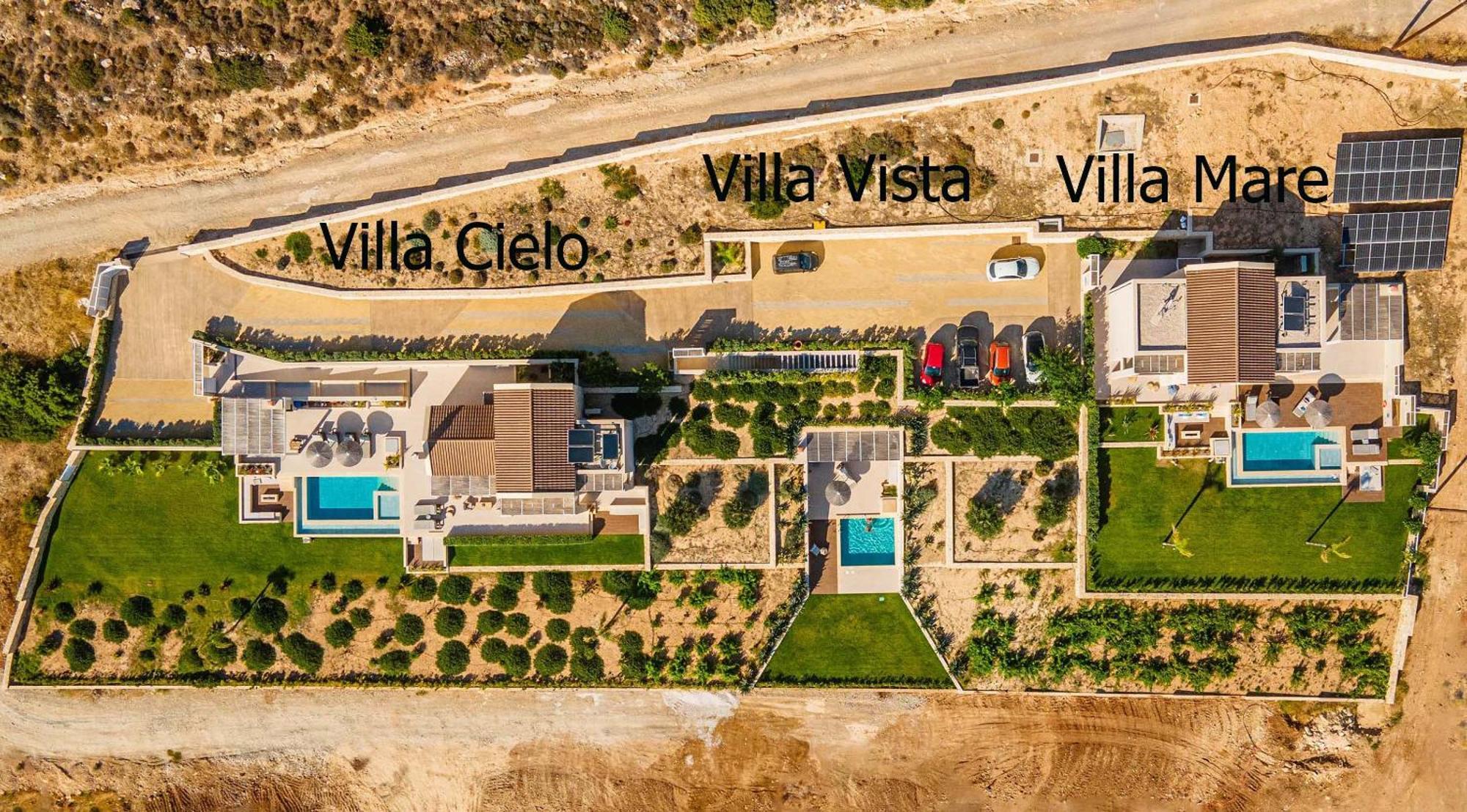 Cielo E Mare Villas I "Free" Heated Pools & Seaview Falasarna Bagian luar foto