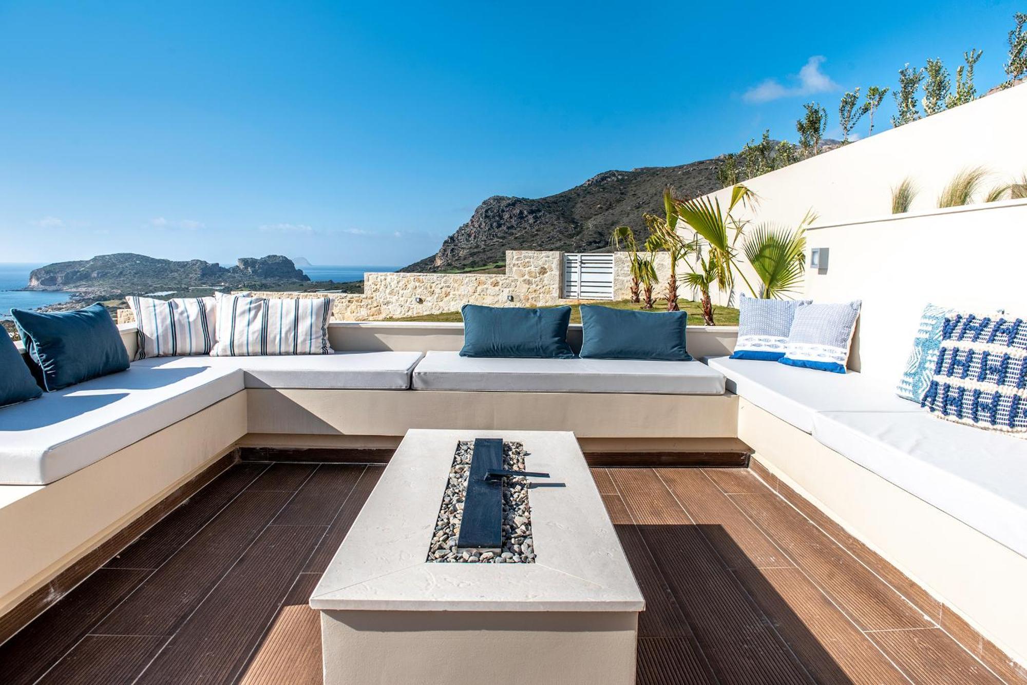 Cielo E Mare Villas I "Free" Heated Pools & Seaview Falasarna Bagian luar foto